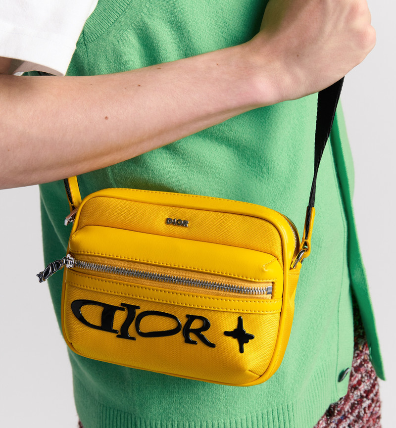 DIOR AND LEWIS HAMILTON Mini Rider 2.0 Zipped Messenger Bag 3
