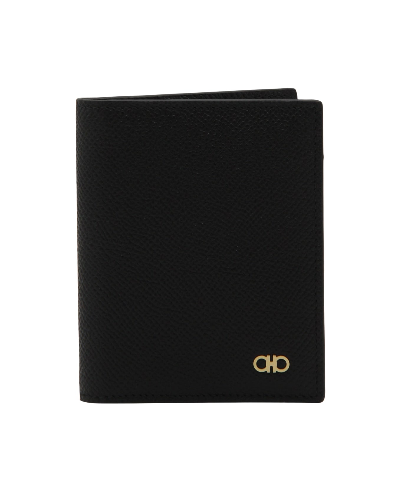 Black Leather Card Holder - 1