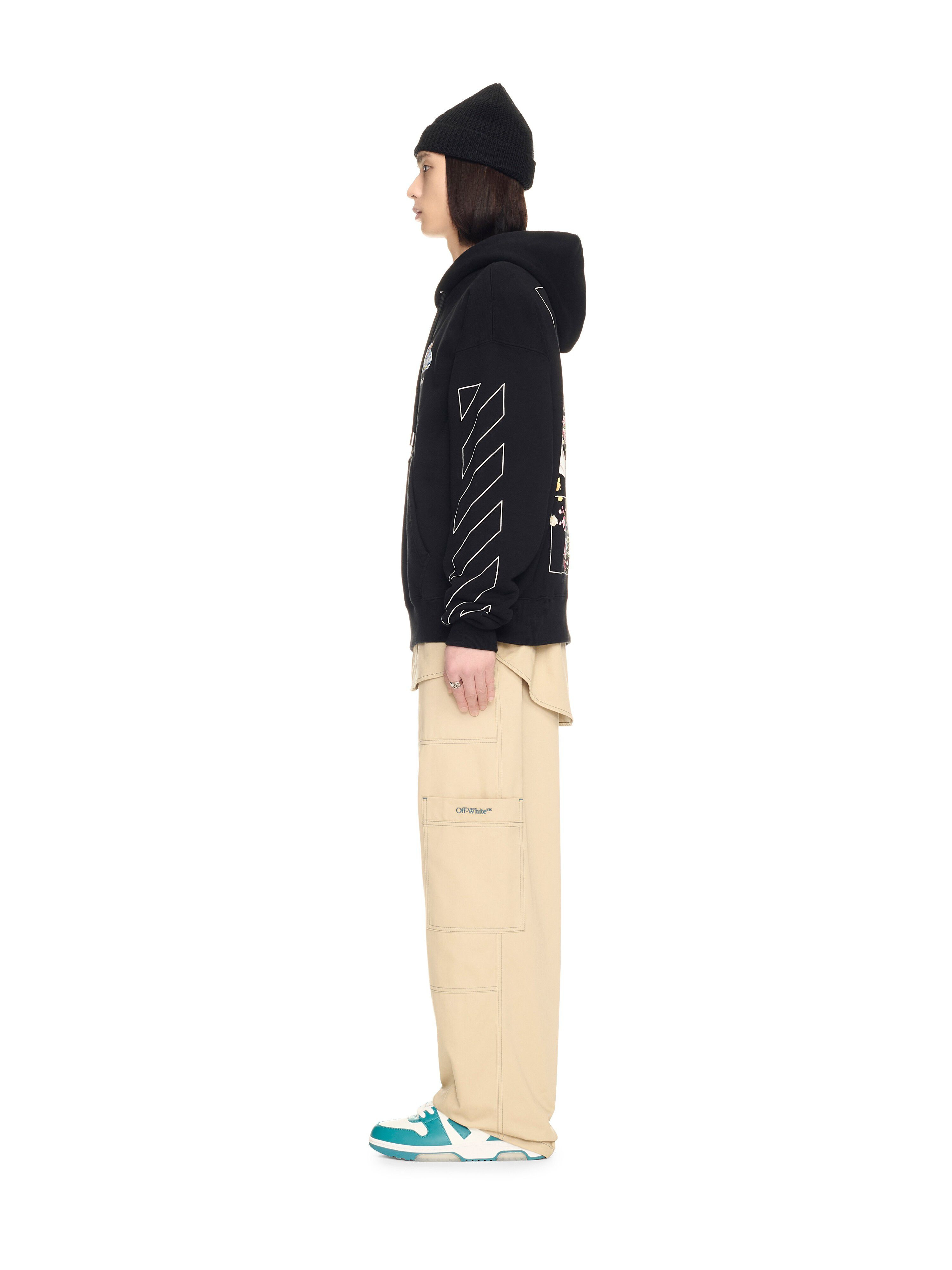 Black Fresco Arrow Hoodie - 5