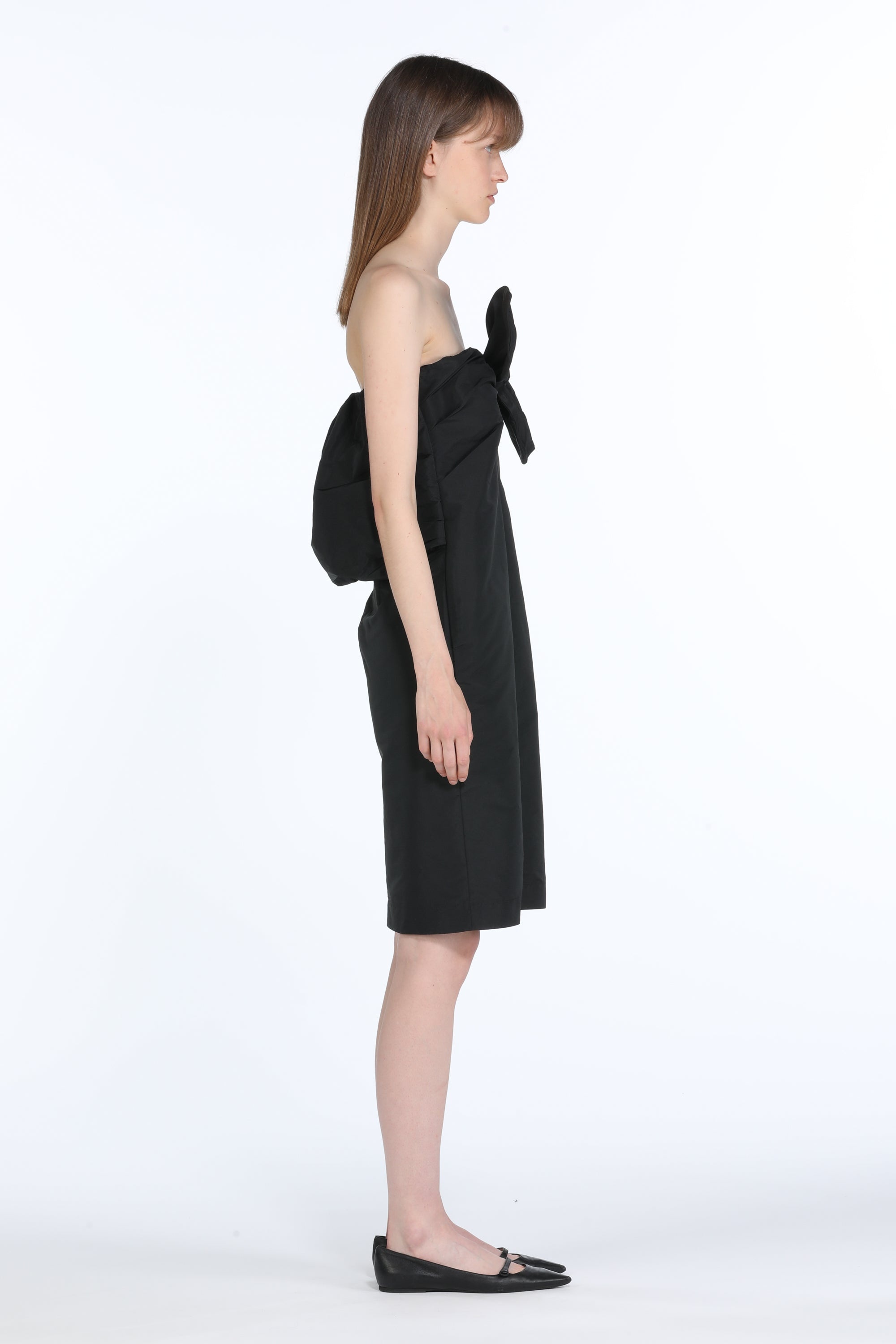 BOW-DETAIL MINI DRESS - 3