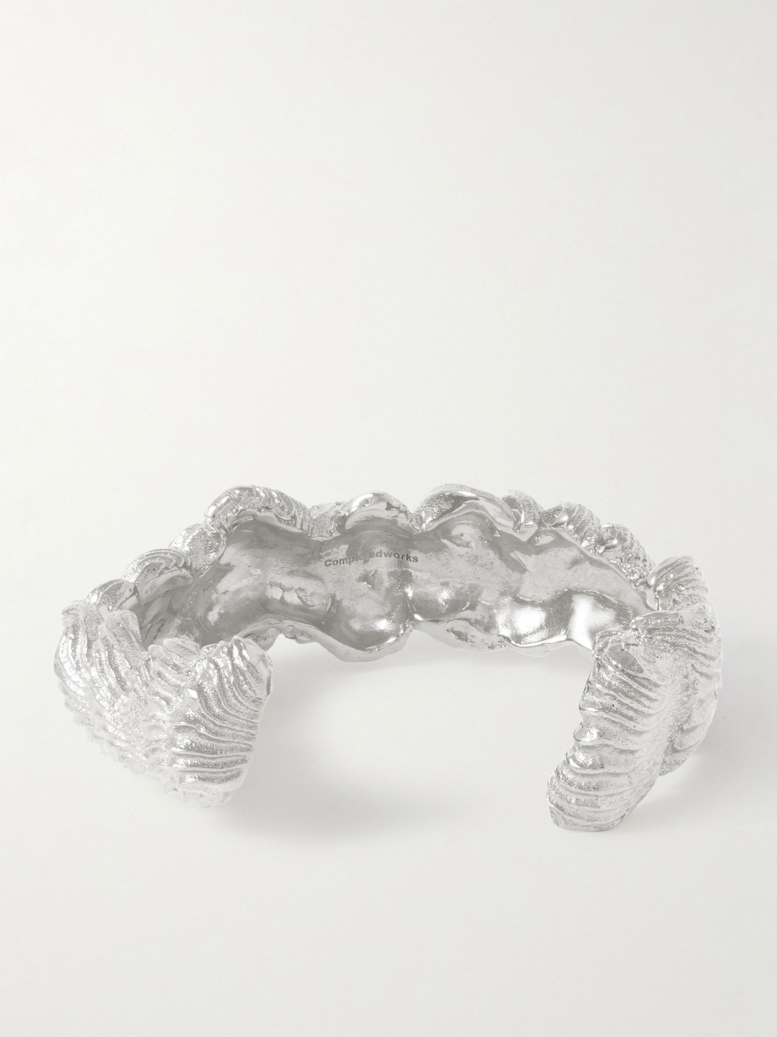 Silver-plated cuff Silver - 3