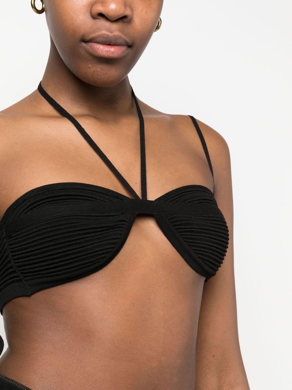 ribbed-detail top - 5