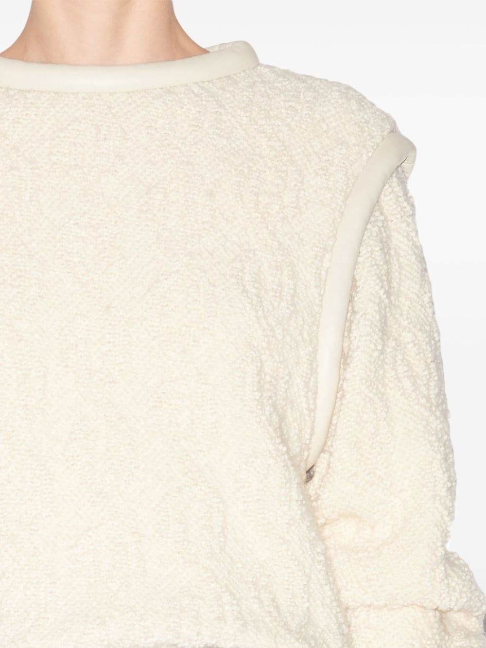 textured-finish chunky jumper - 4