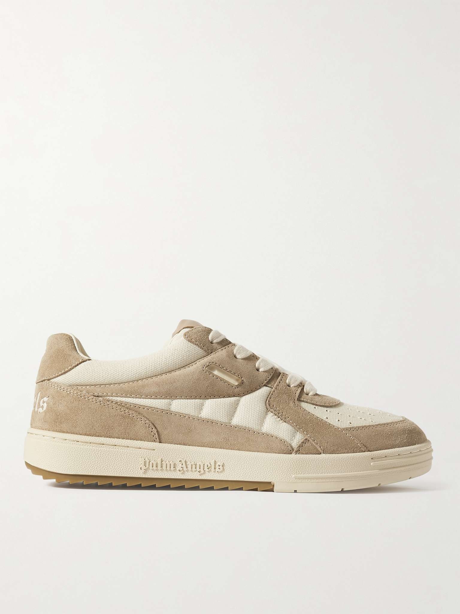 Palm University Suede-Trimmed Canvas Sneakers - 1