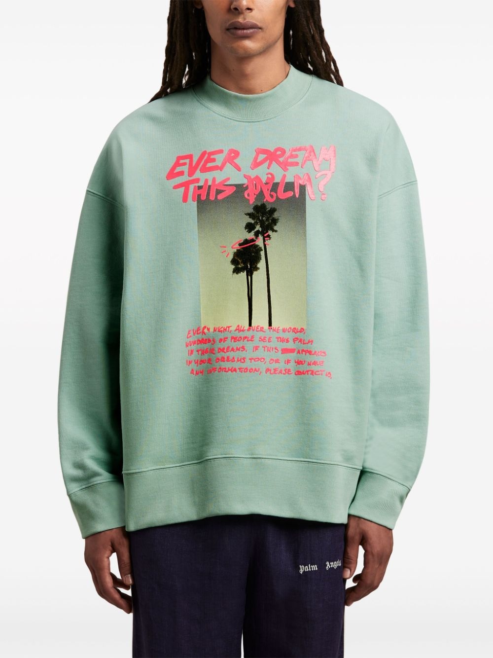 Palm Dream cotton sweatshirt - 3
