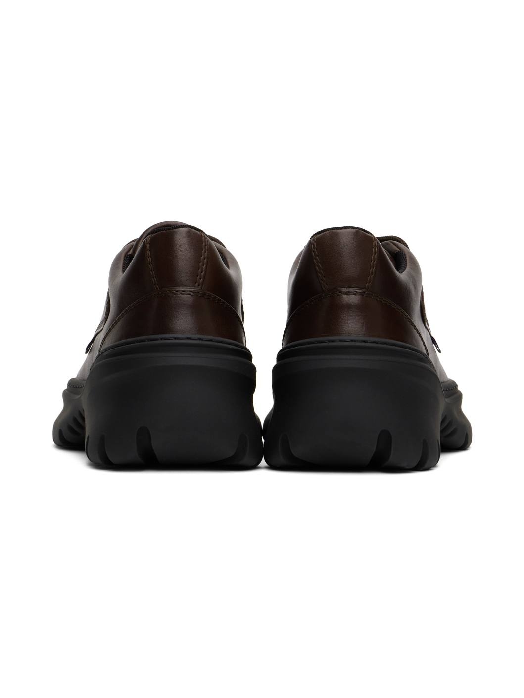 Brown Leather Scoot Derbys - 2