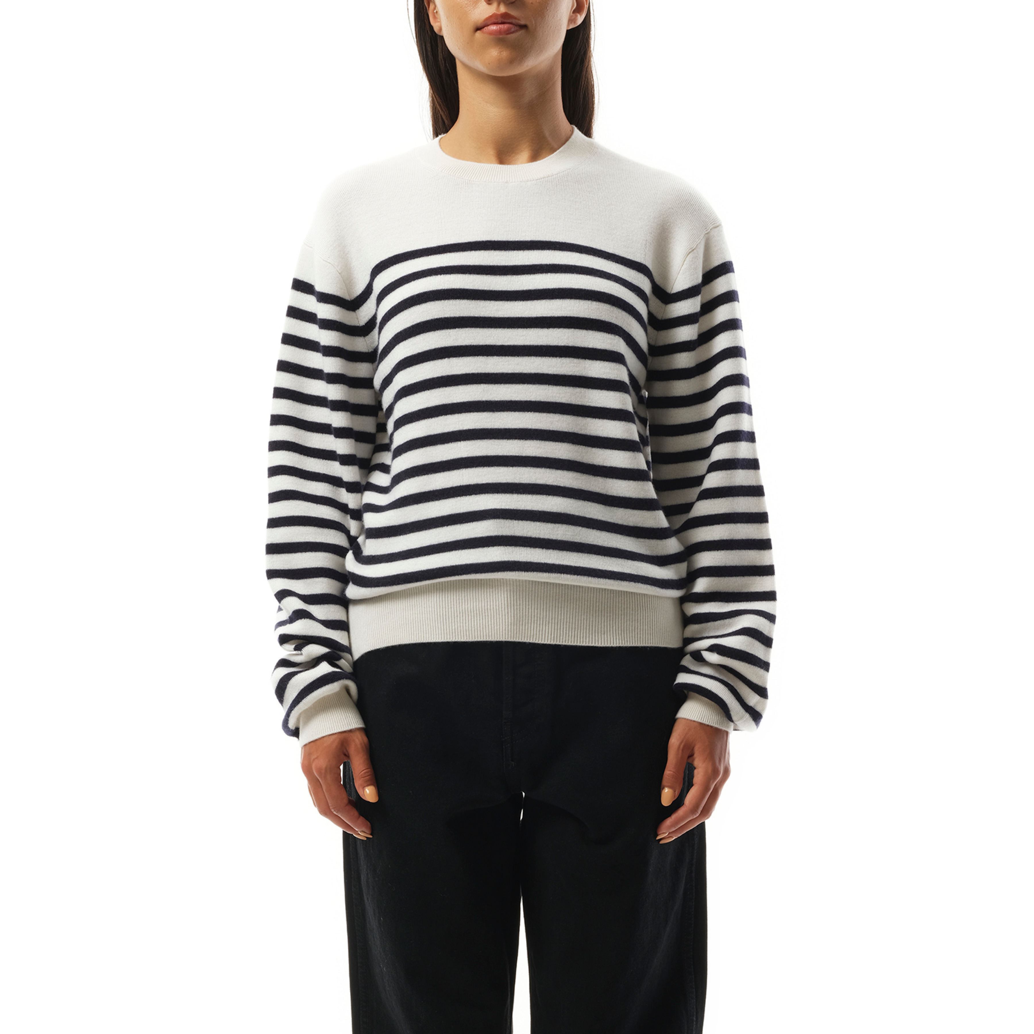 Viola Sweater in Glaze/Midnight Navy - 1