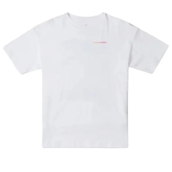 (WMNS) Converse Soundwaves T-Shirt 'White' 10026374-A01 - 1