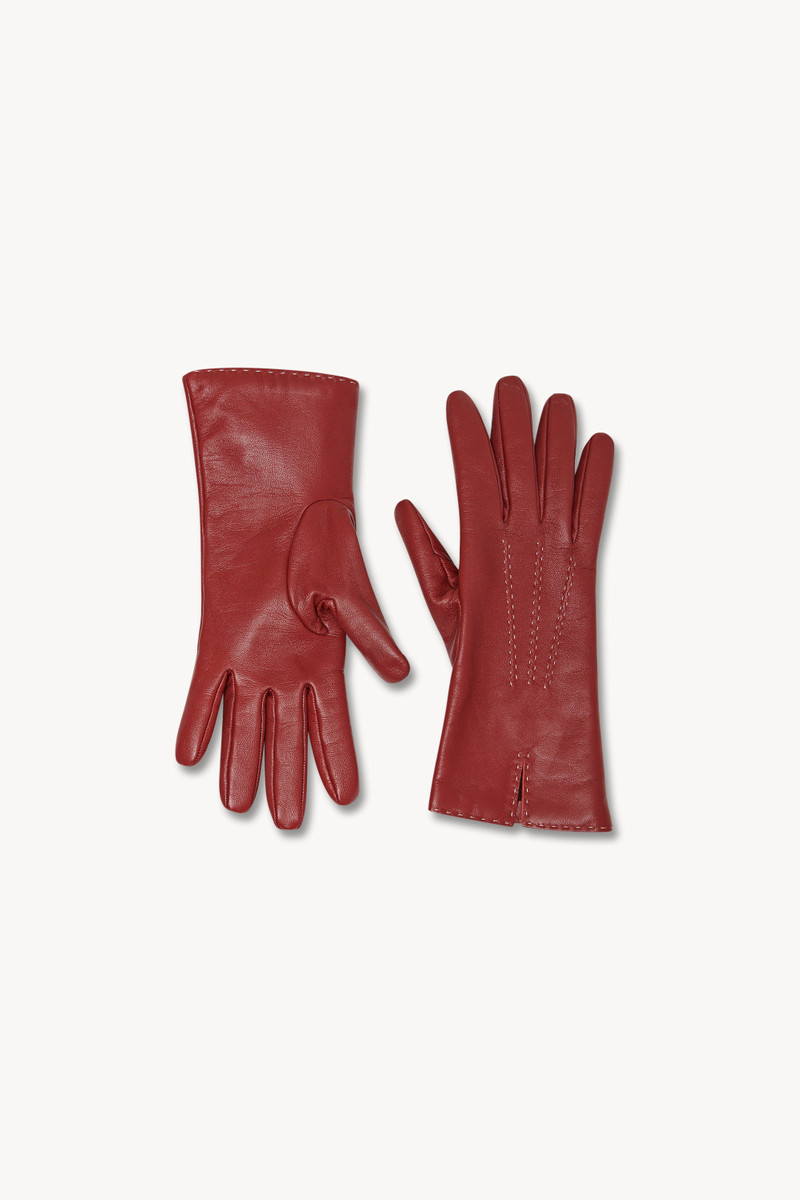 The Row Florence Gloves in Leather outlook