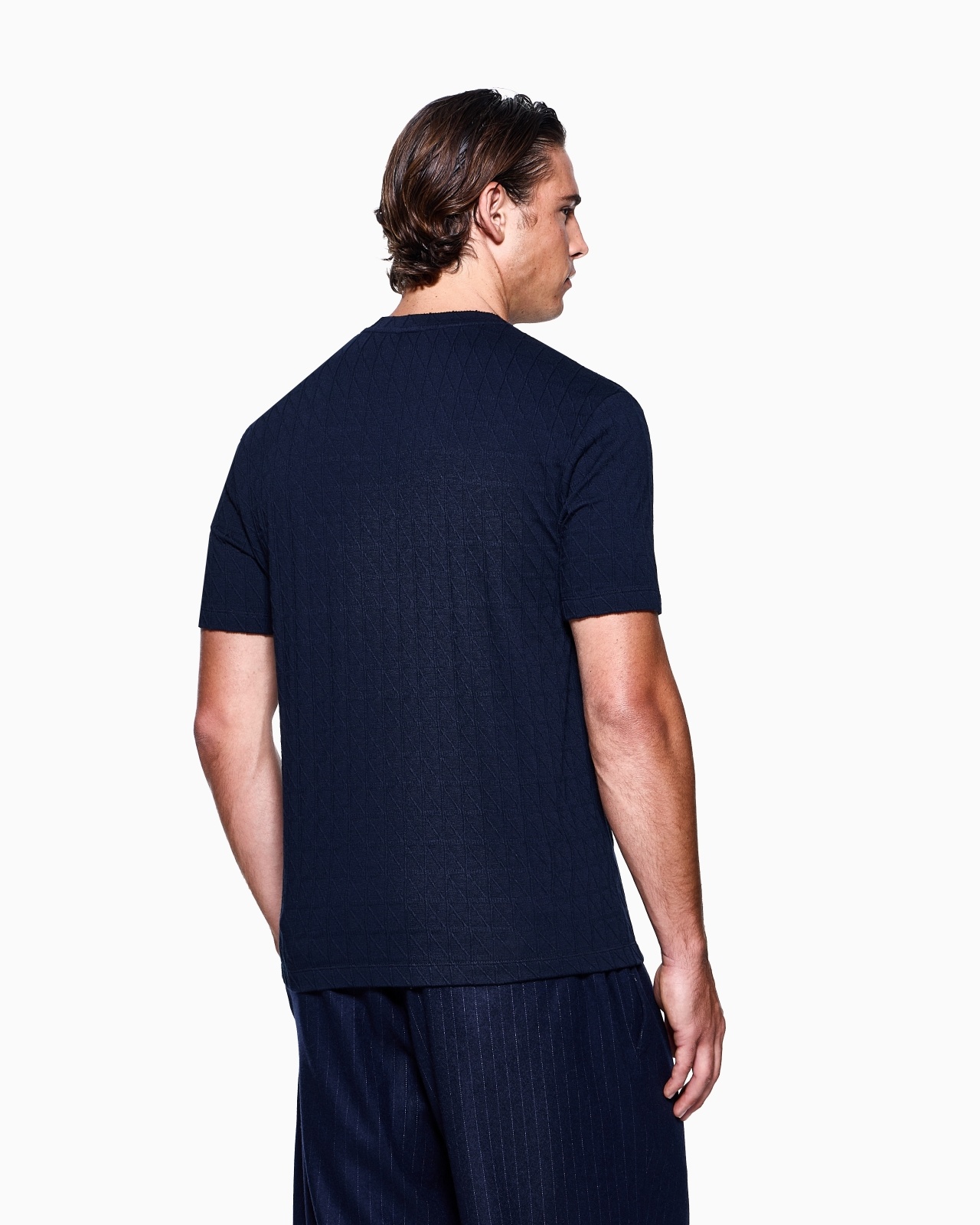 ASV STRETCH CASHMERE AND VISCOSE-BLEND CREW-NECK T-SHIRT - 3