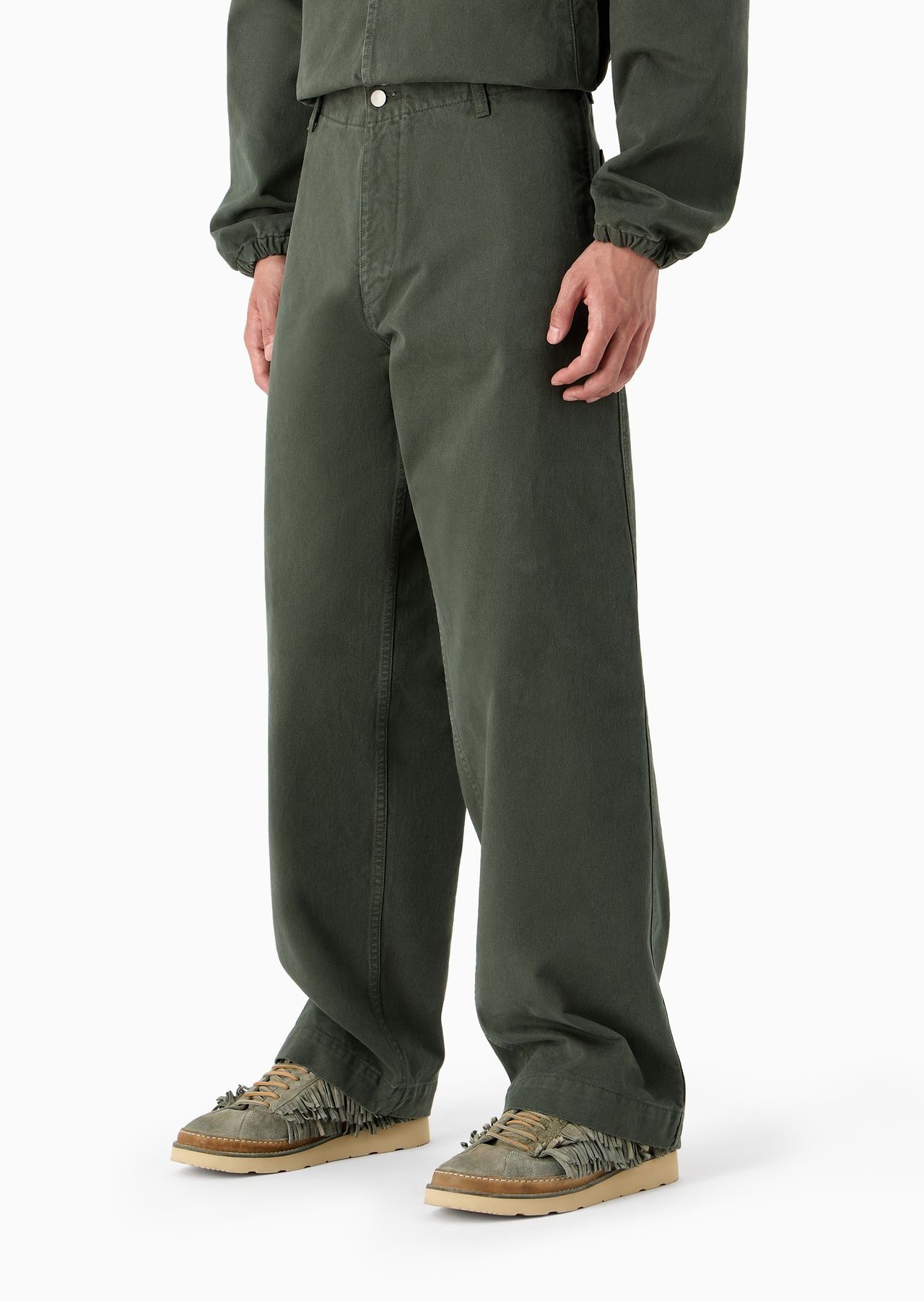 Emporio Armani Sustainability Values Capsule Collection organic bull trousers - 2