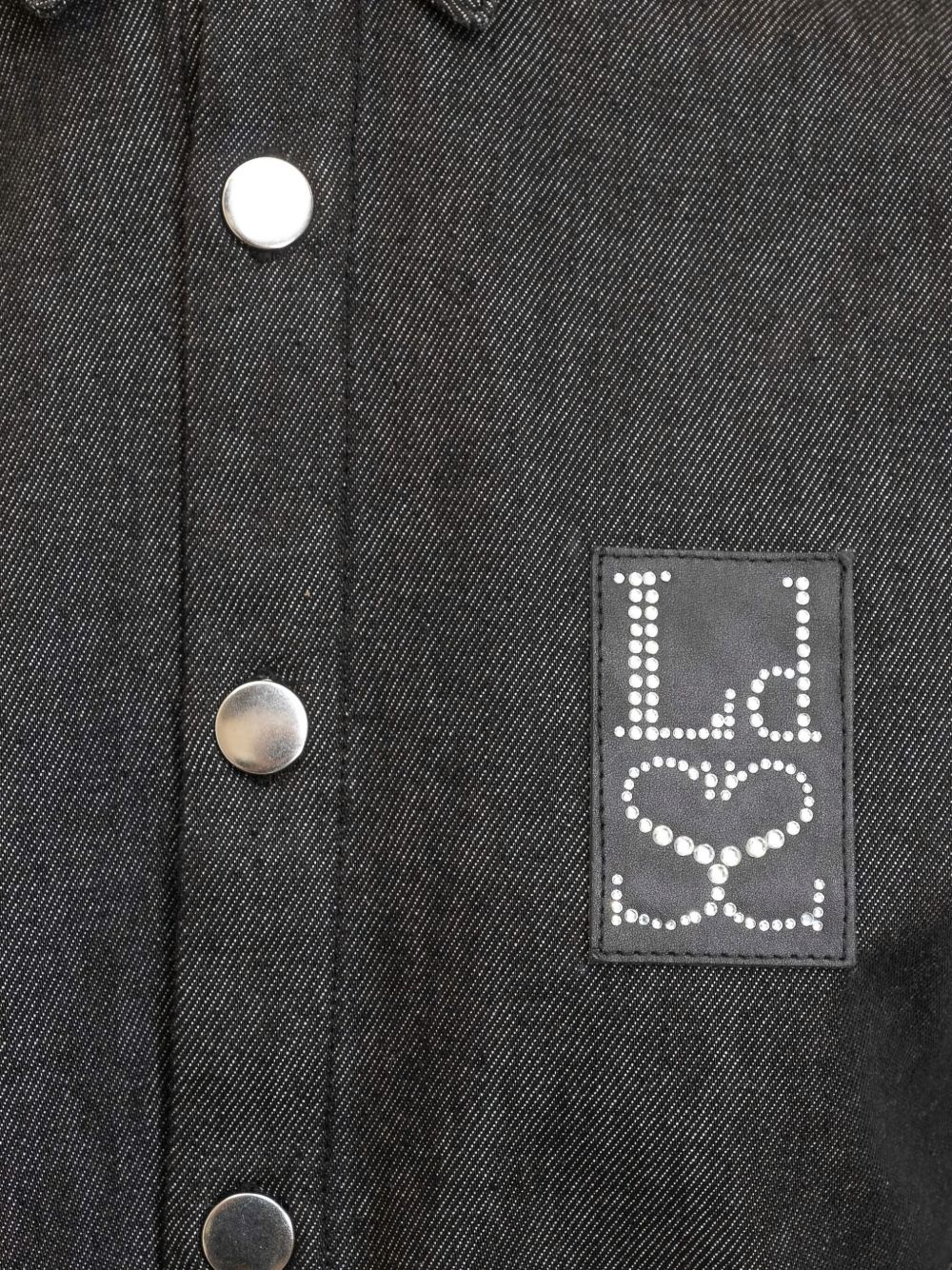 logo-embellished shirt - 3