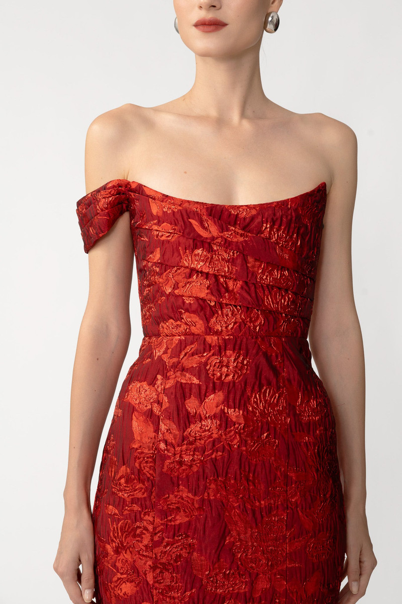 JACKSON JACQUARD GOWN 2
