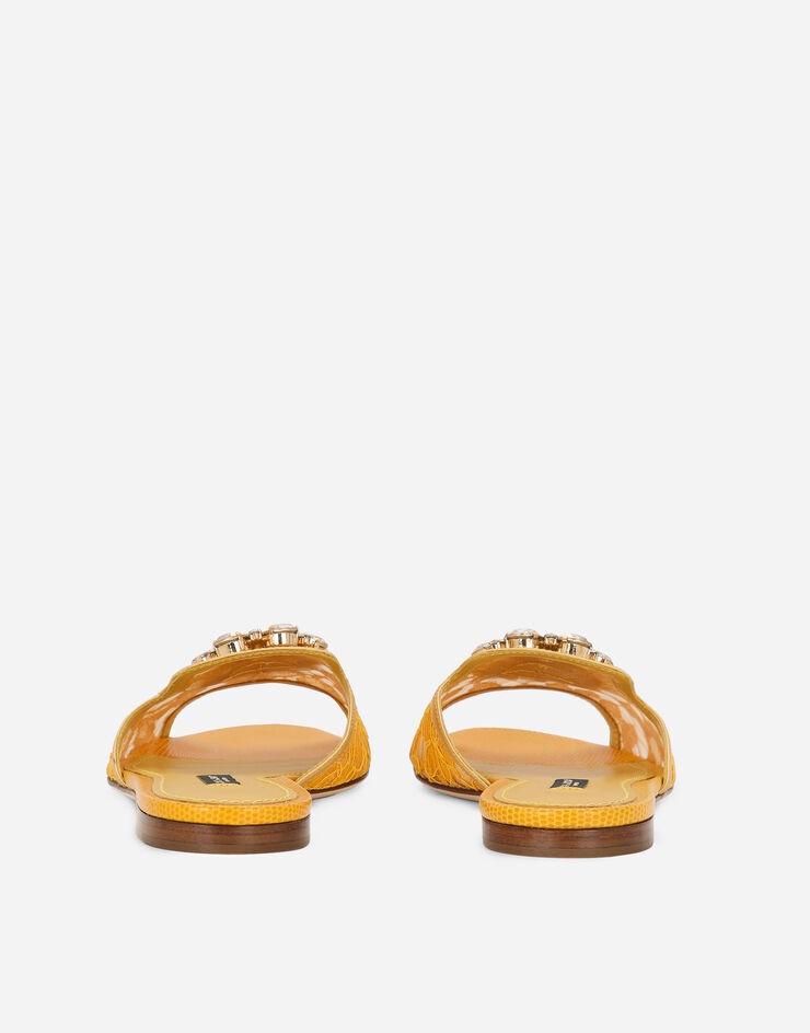 Lace slip-ons with crystals - 3