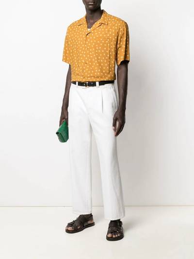 SAINT LAURENT floral-print short sleeve shirt outlook