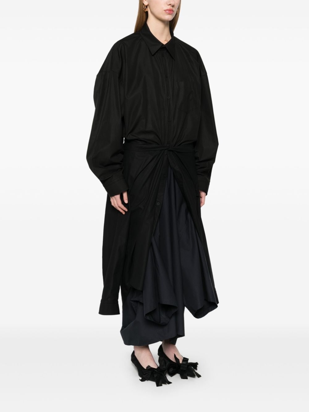 Maxi Patched shirt dress - 3