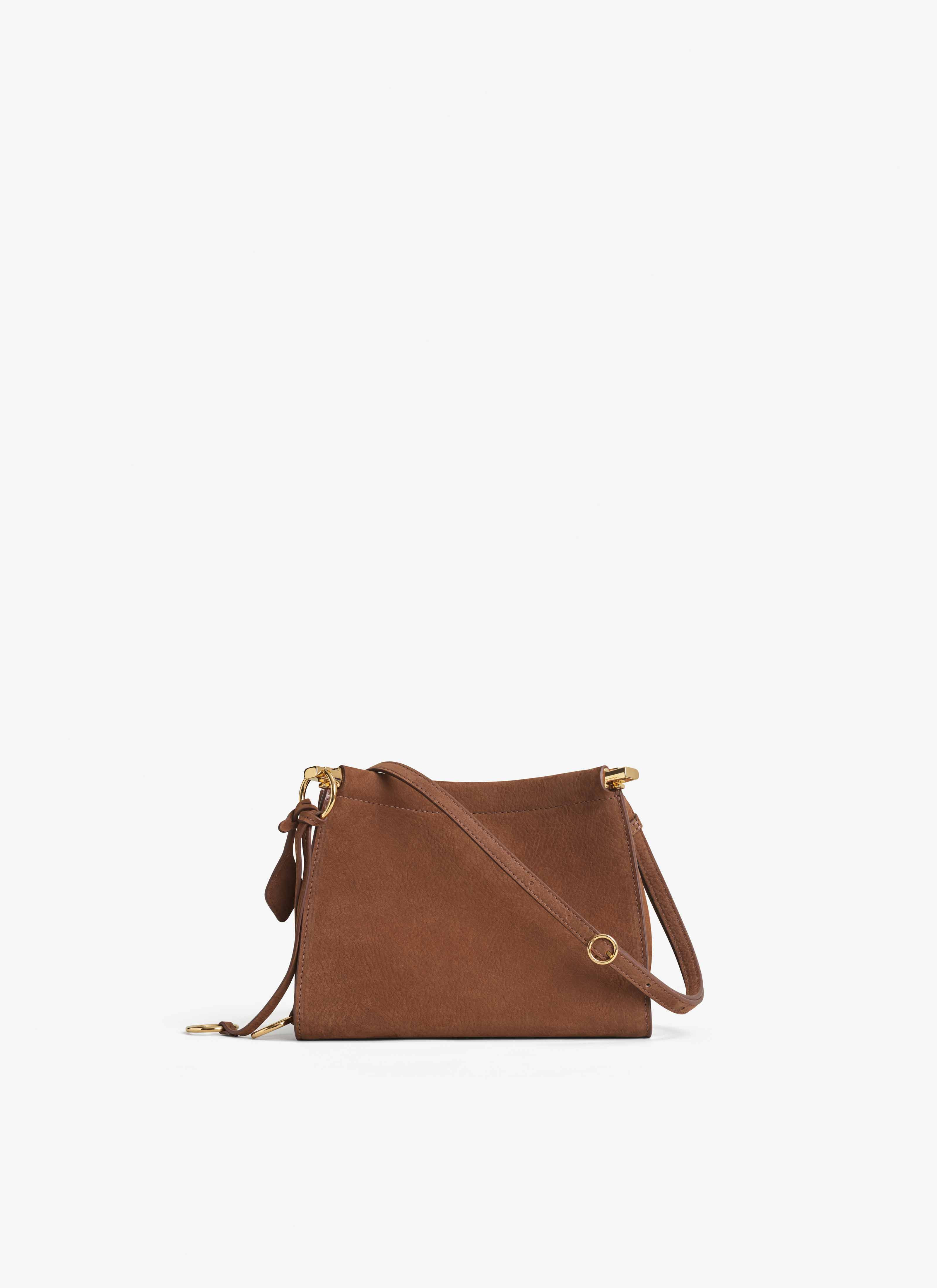 LE CLICK SMALL SQUARE BAG IN NUBUCK - 3