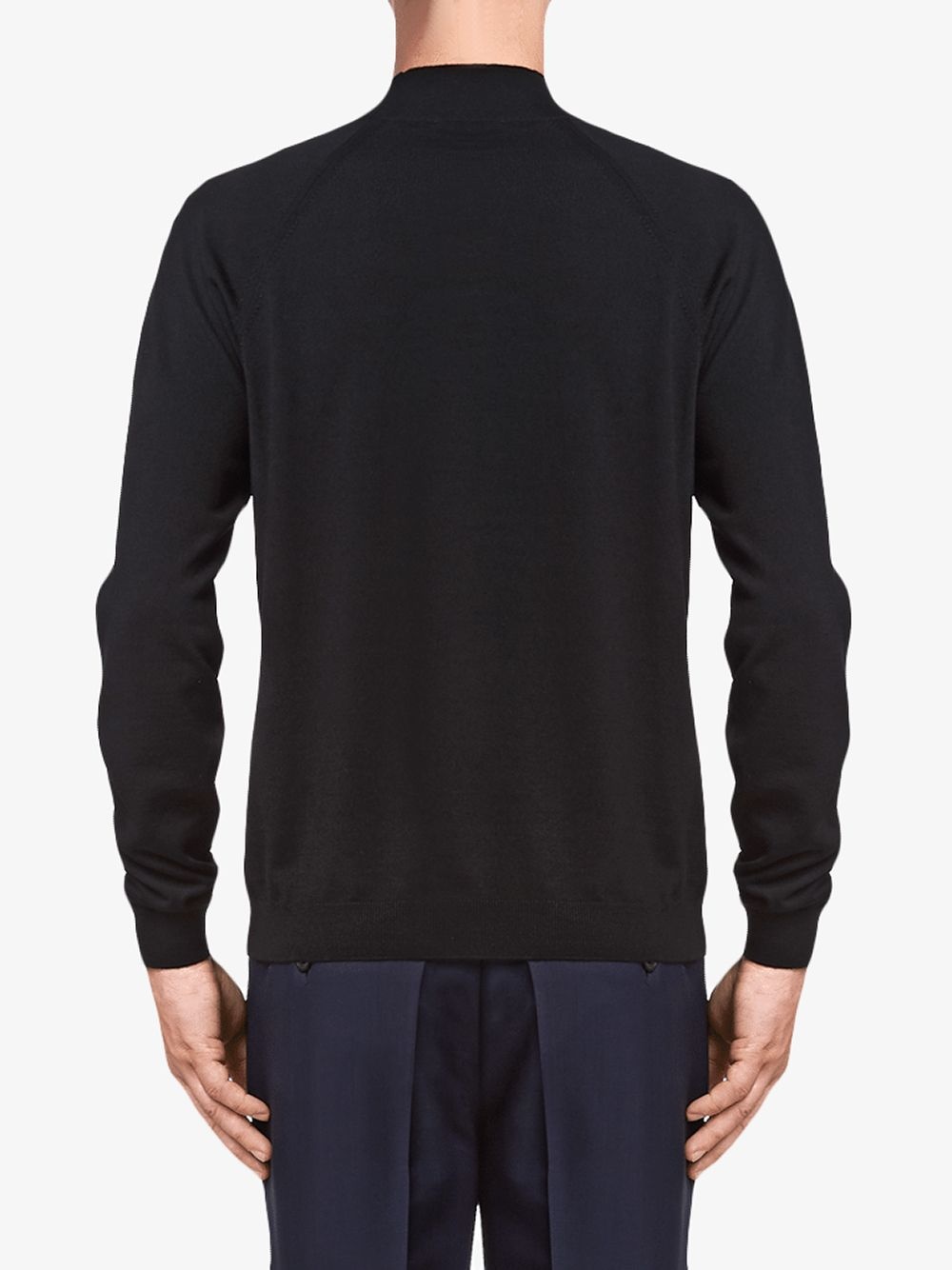 turtle-neck fitted sweater - 4
