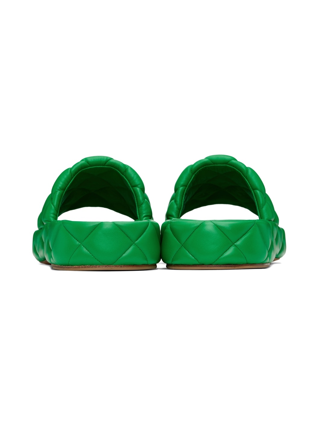 Green Padded Sandals - 2