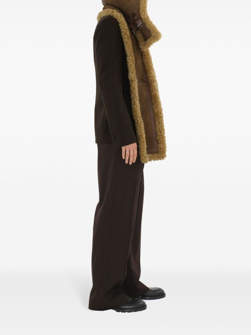 hooded shearling scarf 4