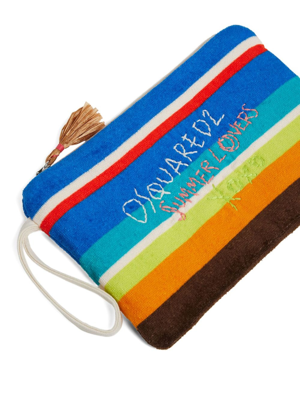 Summer Lovers striped clutch bag - 4