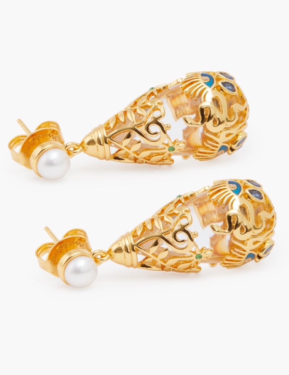CRYSTAL TAROT DROP EARRINGS - 5