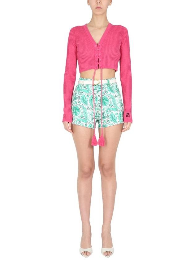strap knit top pink - 2