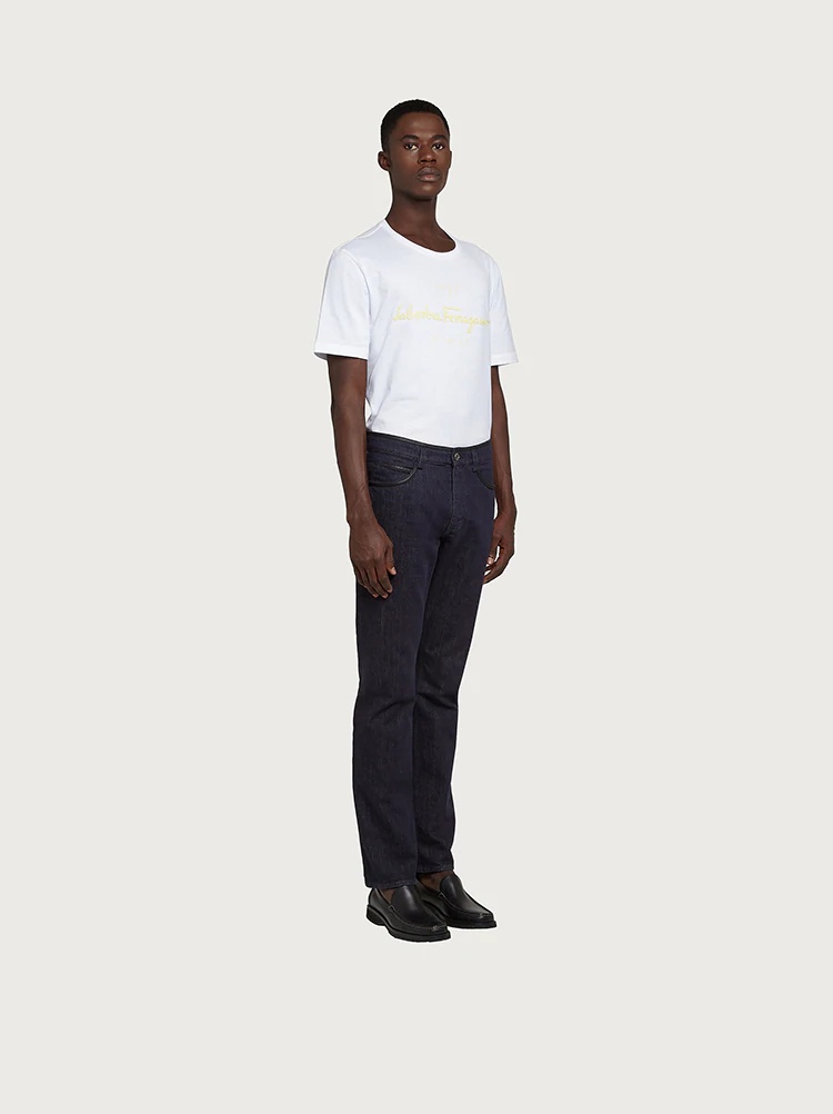 DENIM 5 POCKET TROUSERS - 2