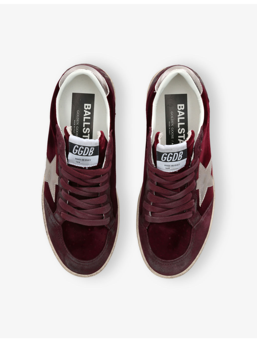 Women’s Ball Star Velvet Low-Top Trainers - 2