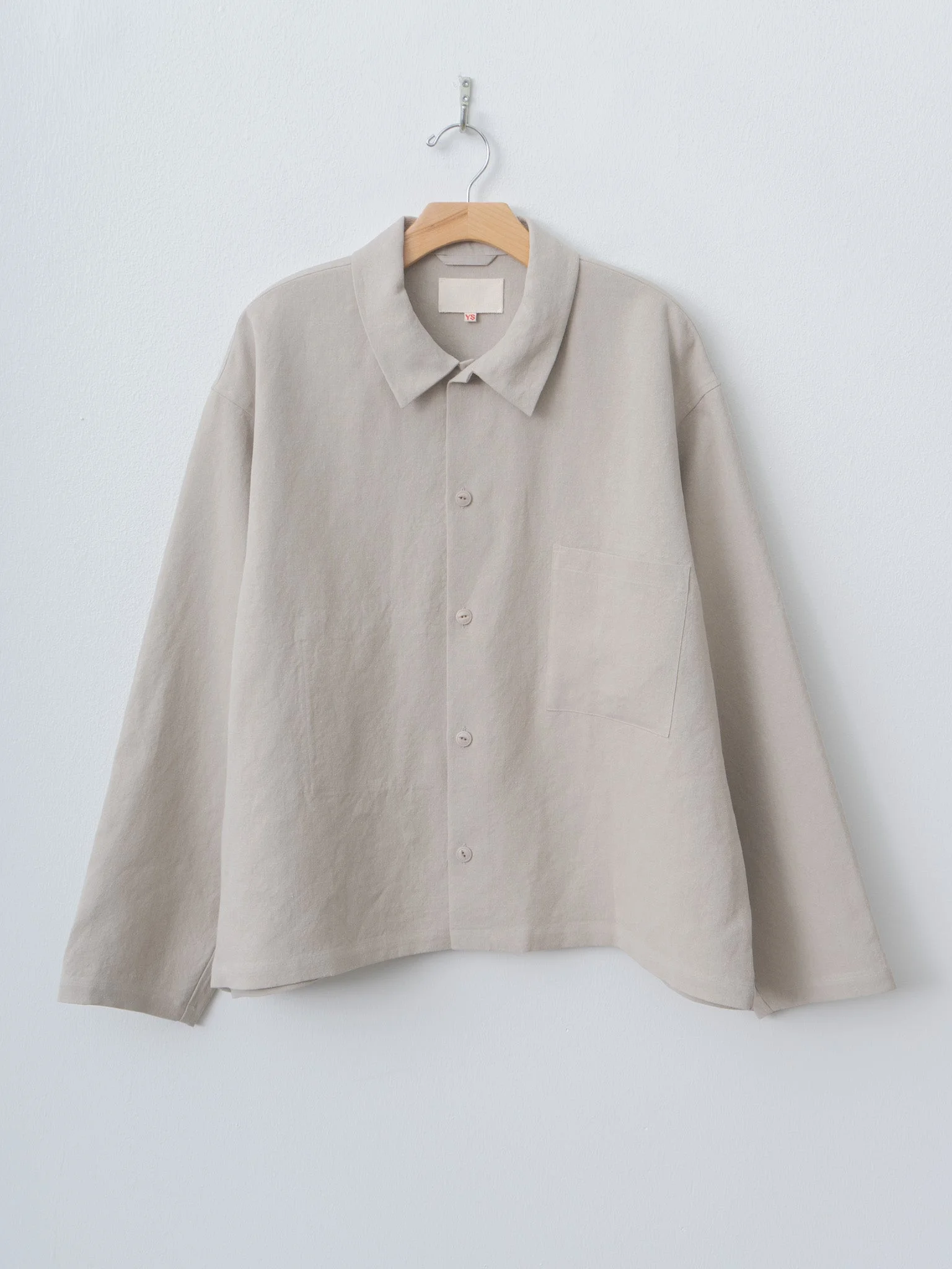 Work Blouse - Beige - 1