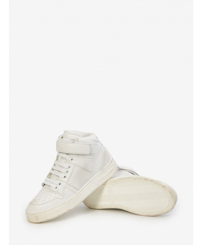 Lax sneakers in washed-out effect leather - 6