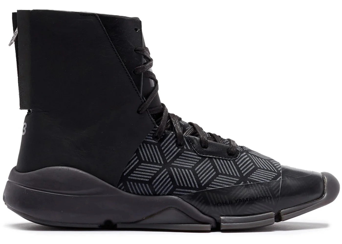 adidas Y-3 Future Zip High Triple Black - 1