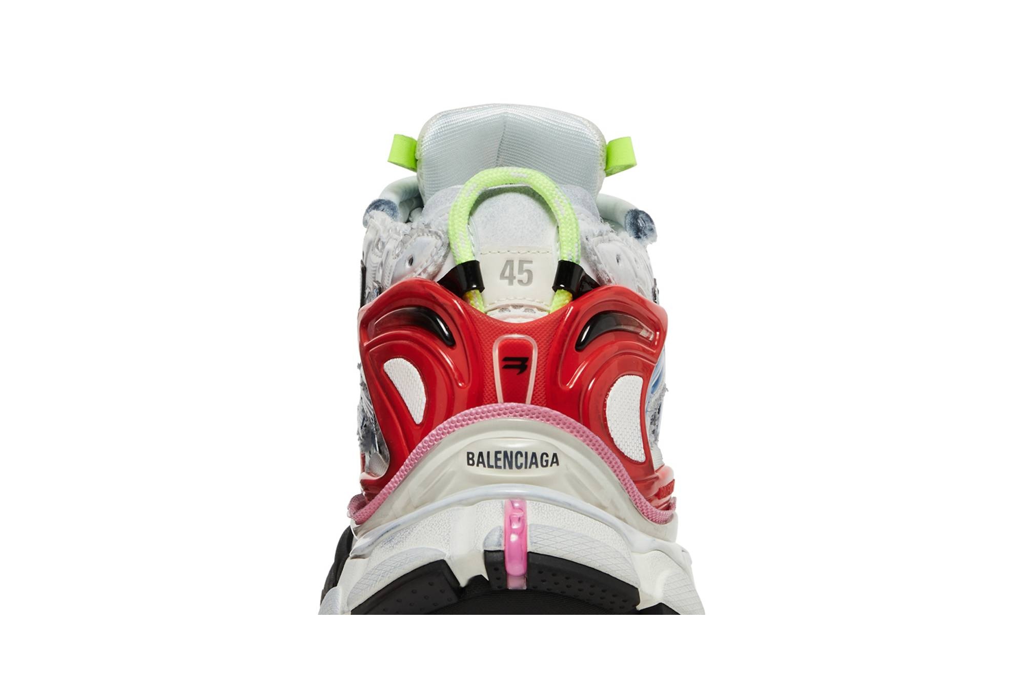Balenciaga Runner Sneaker 'White Red Blue Pink' - 7