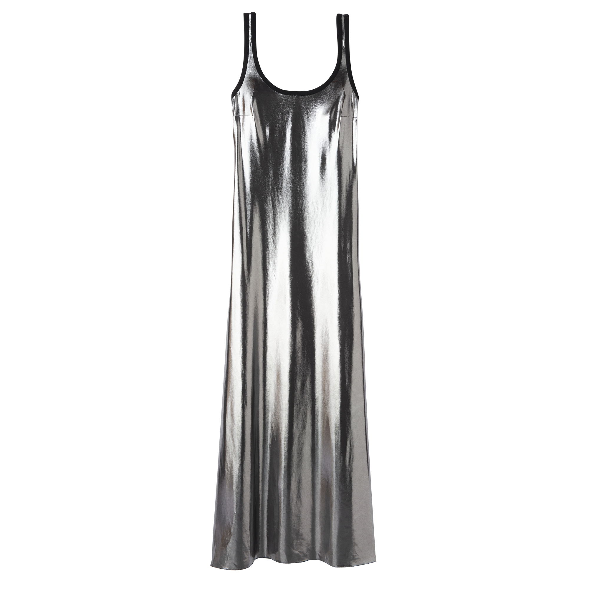 Long dress Gun Metal - Jersey - 1