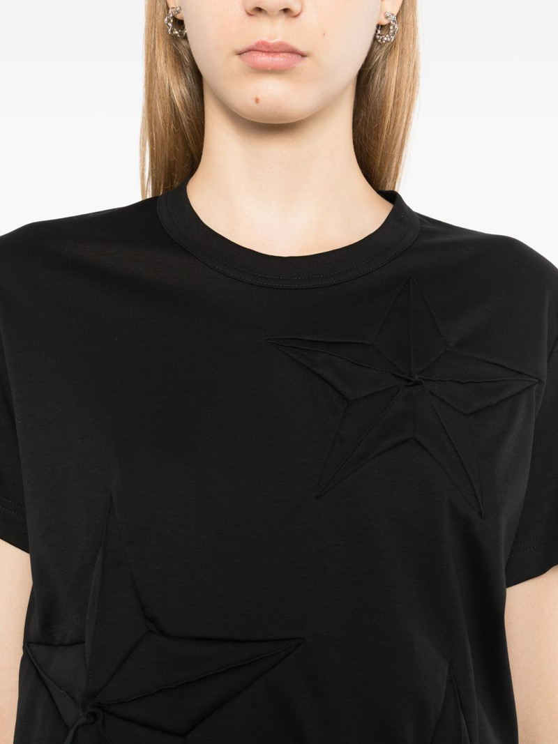 star-patch T-shirt 5