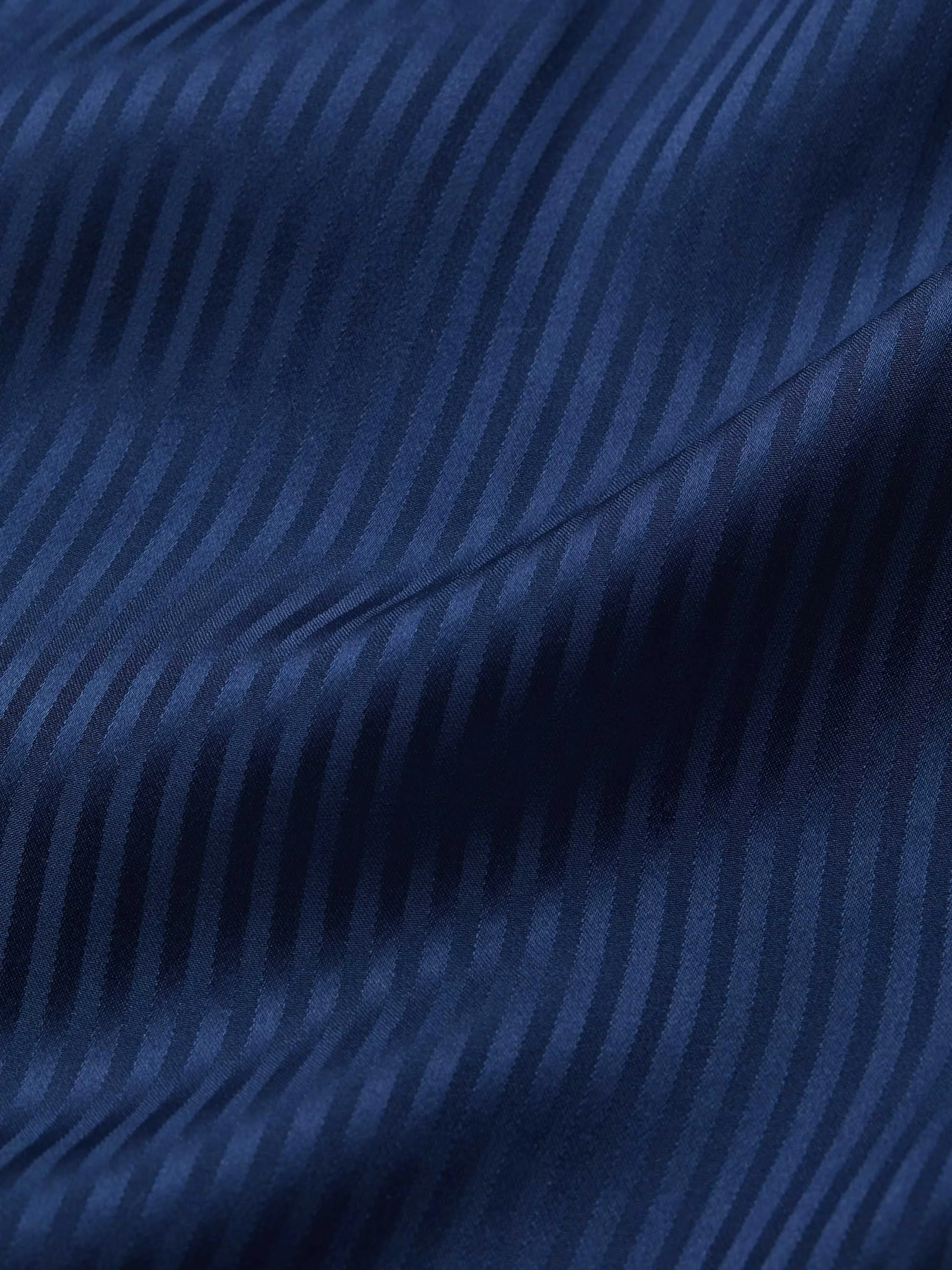 Men's Classic Fit Boxers Woburn Silk Satin Navy - 1