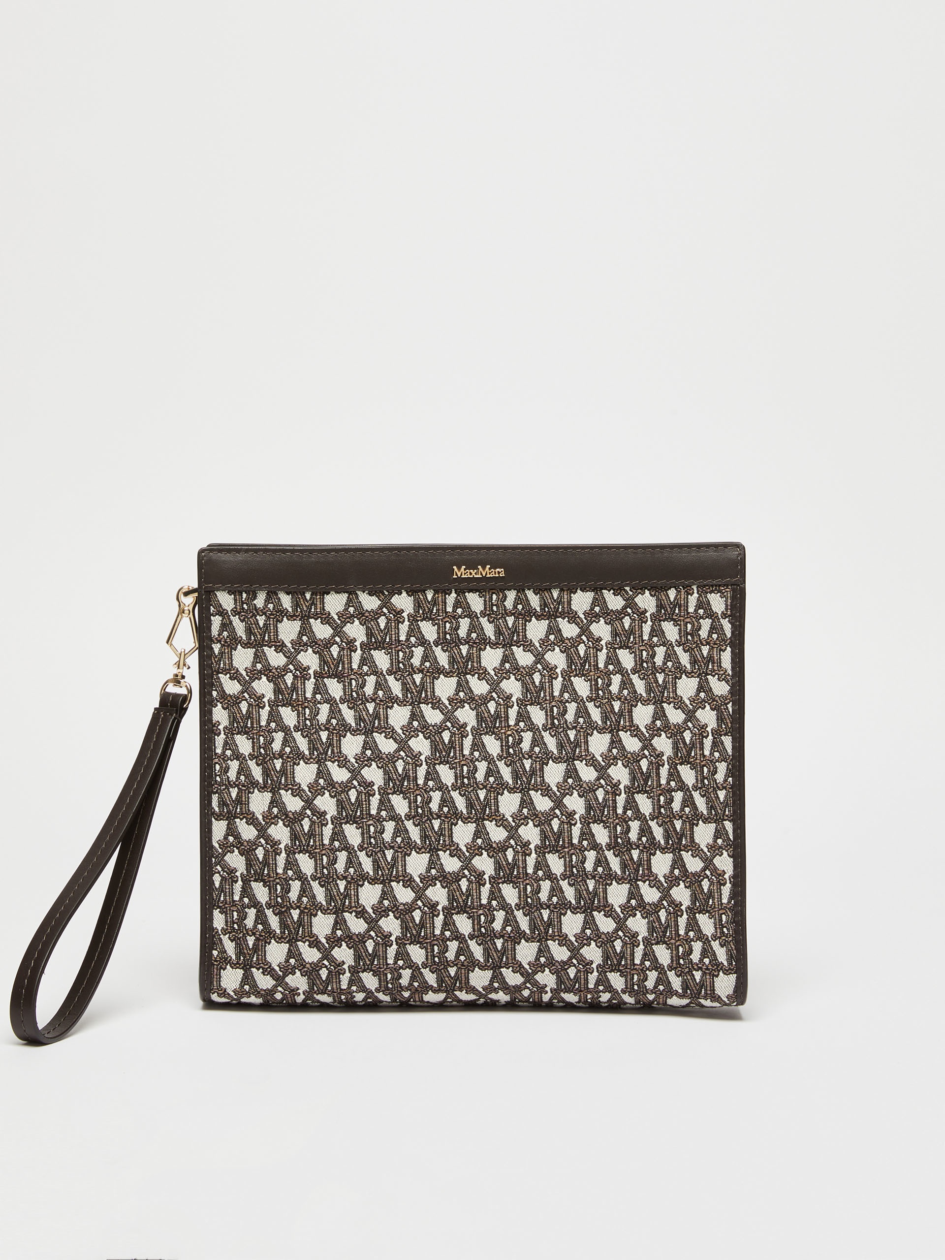 CLUTCHY Jacquard fabric clutch - 1