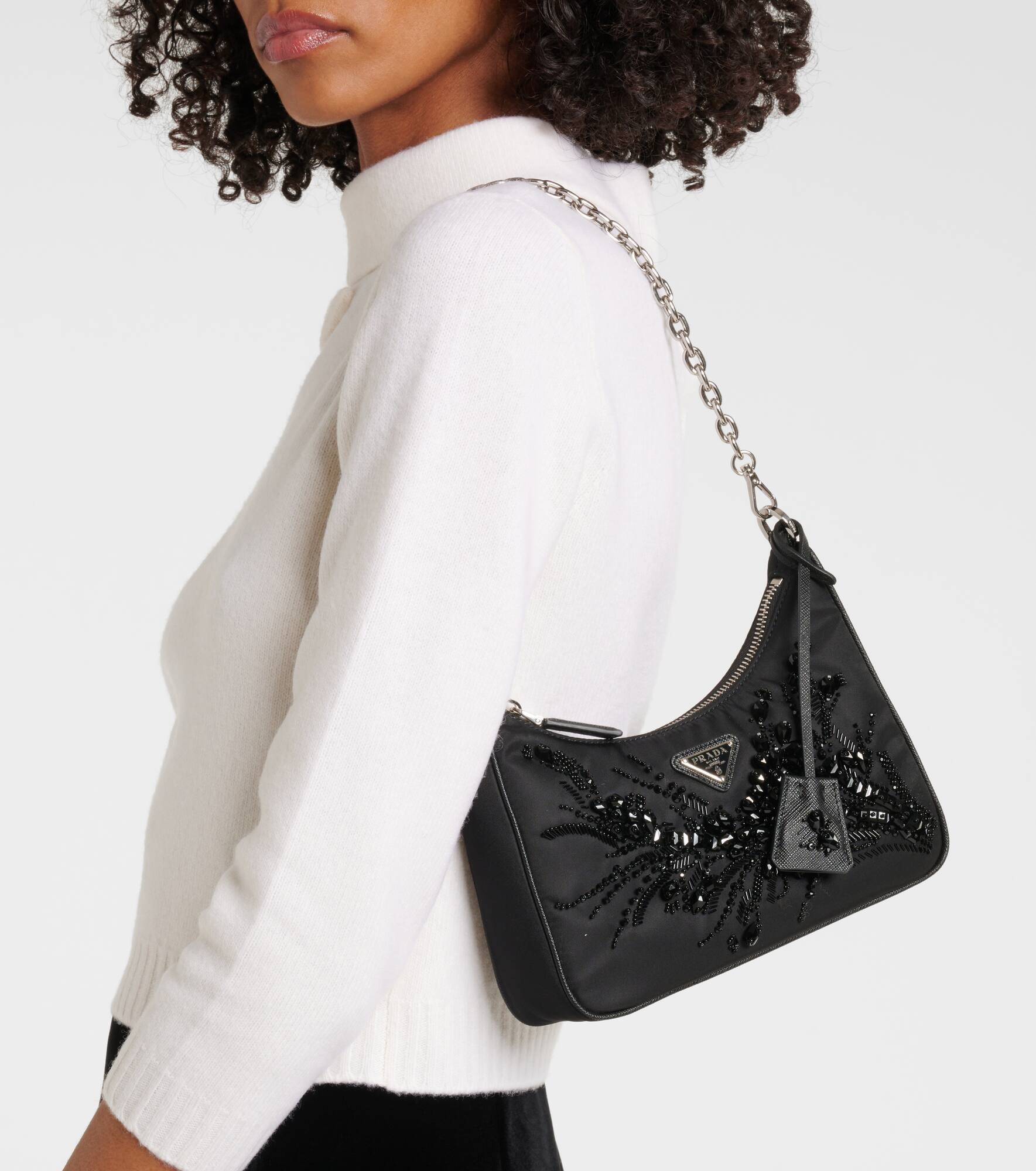 Re-Edition embellished shoulder bag - 2