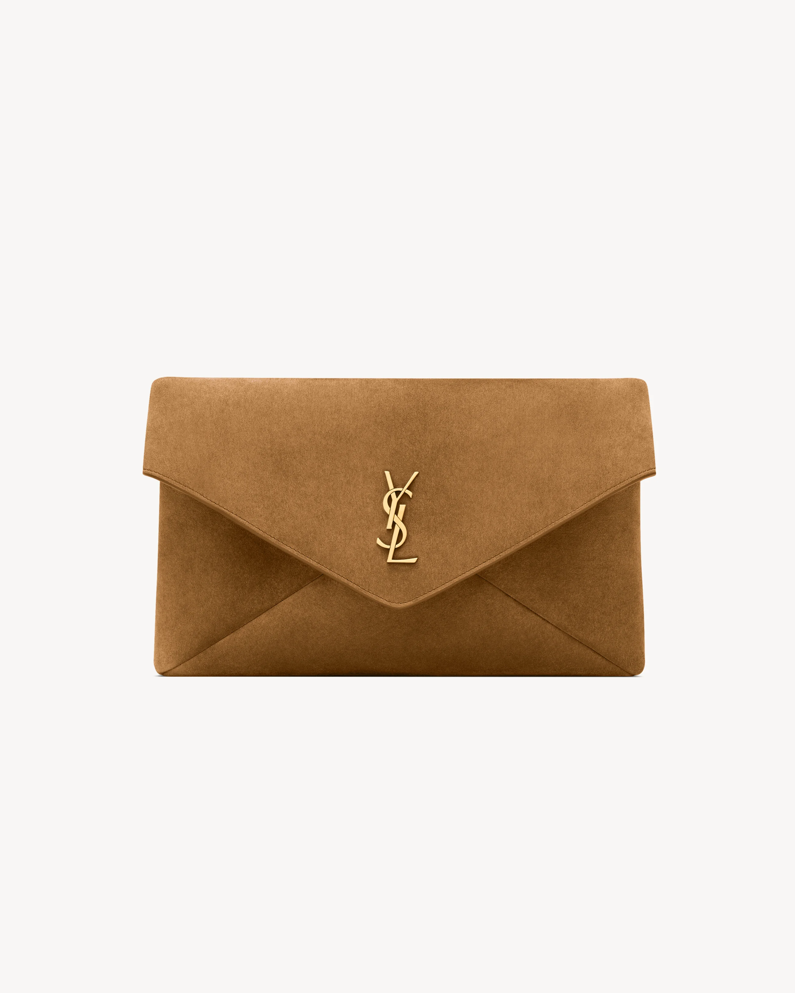 CASSANDRE LARGE ENVELOPE POUCH IN SUEDE - 1