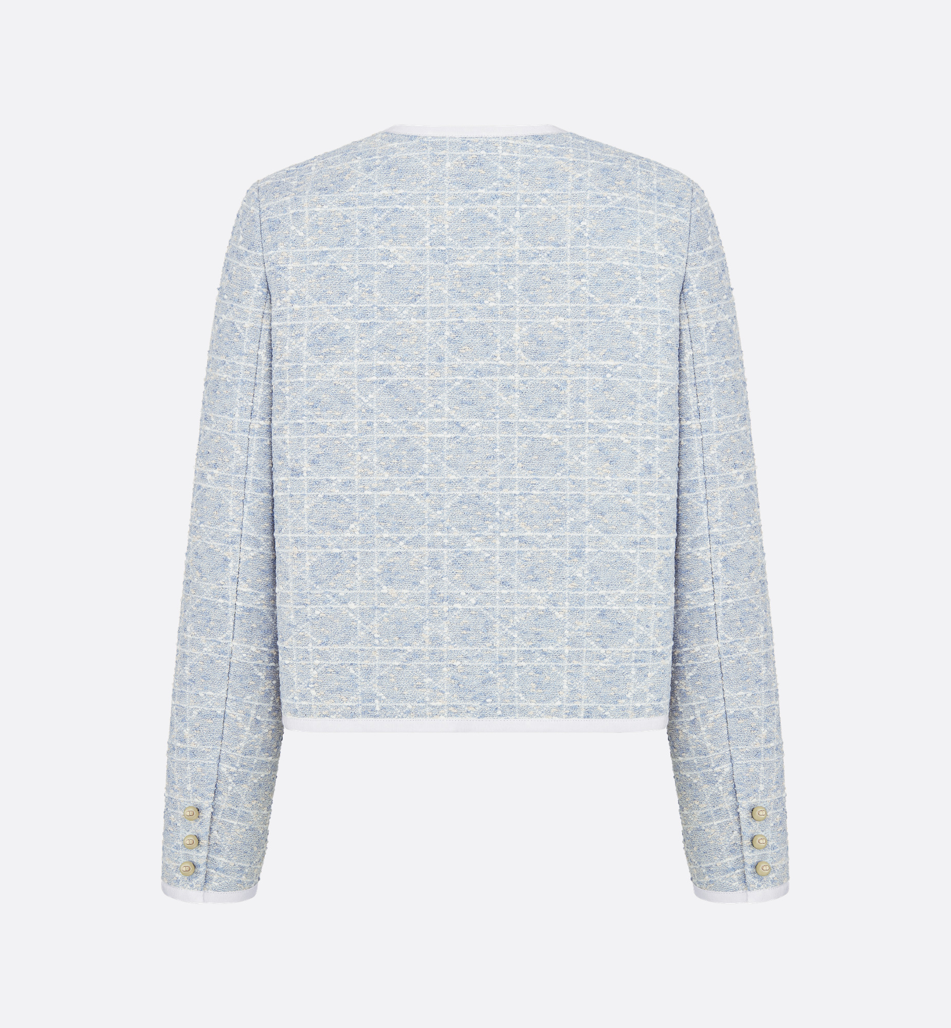 Macrocannage Cropped Jacket - 5