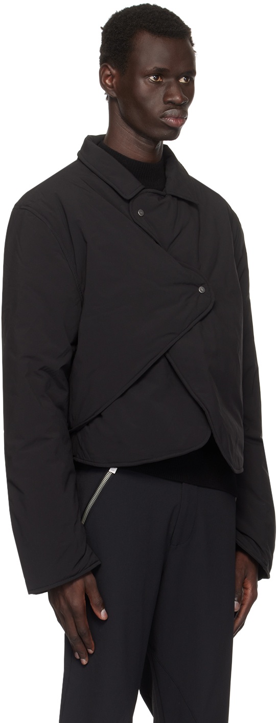 Black Concordance Puffed Shirt Jacket - 2