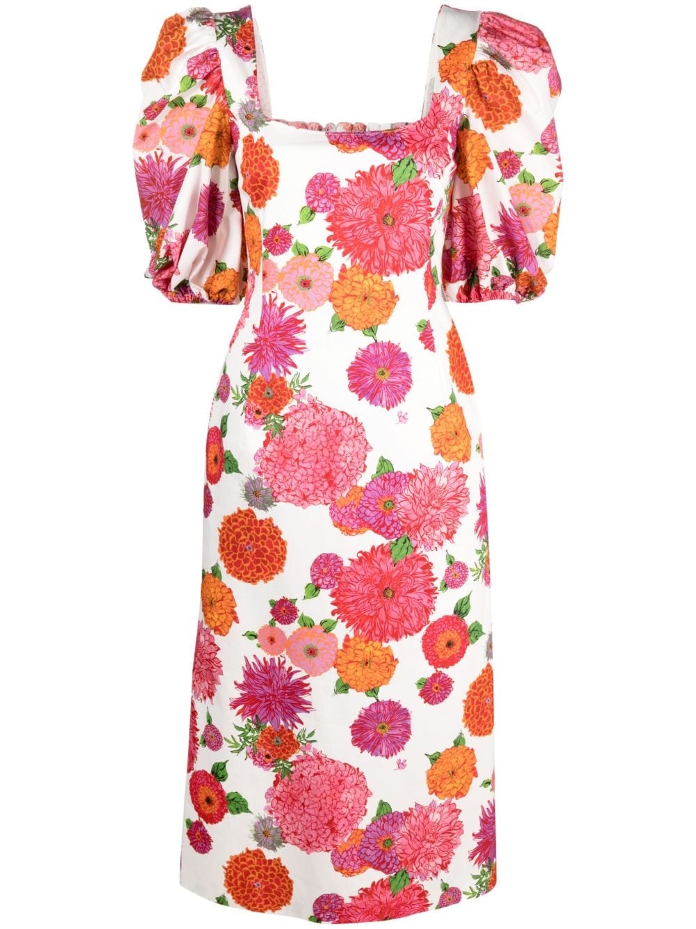 Sizzler floral-print midi dress - 1