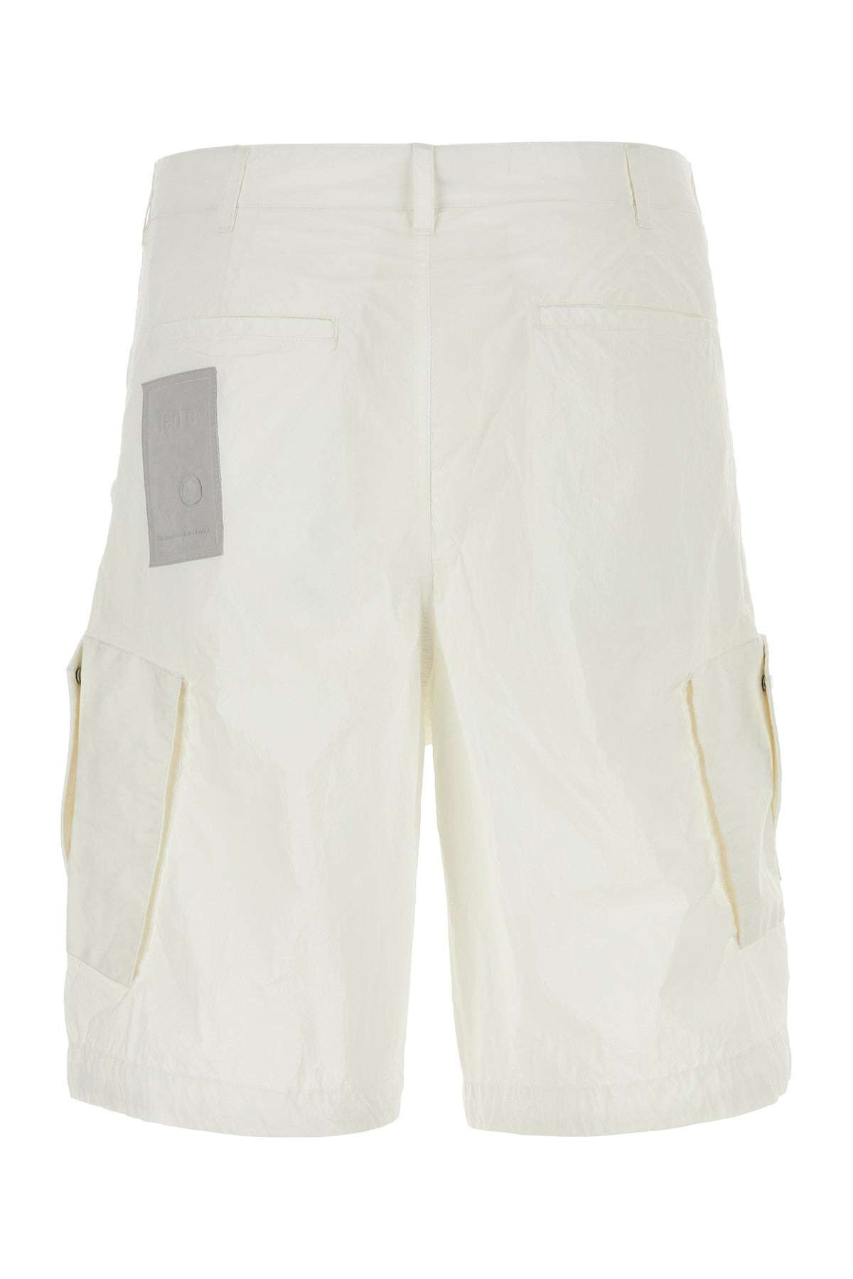 White nylon bermuda shorts - 2