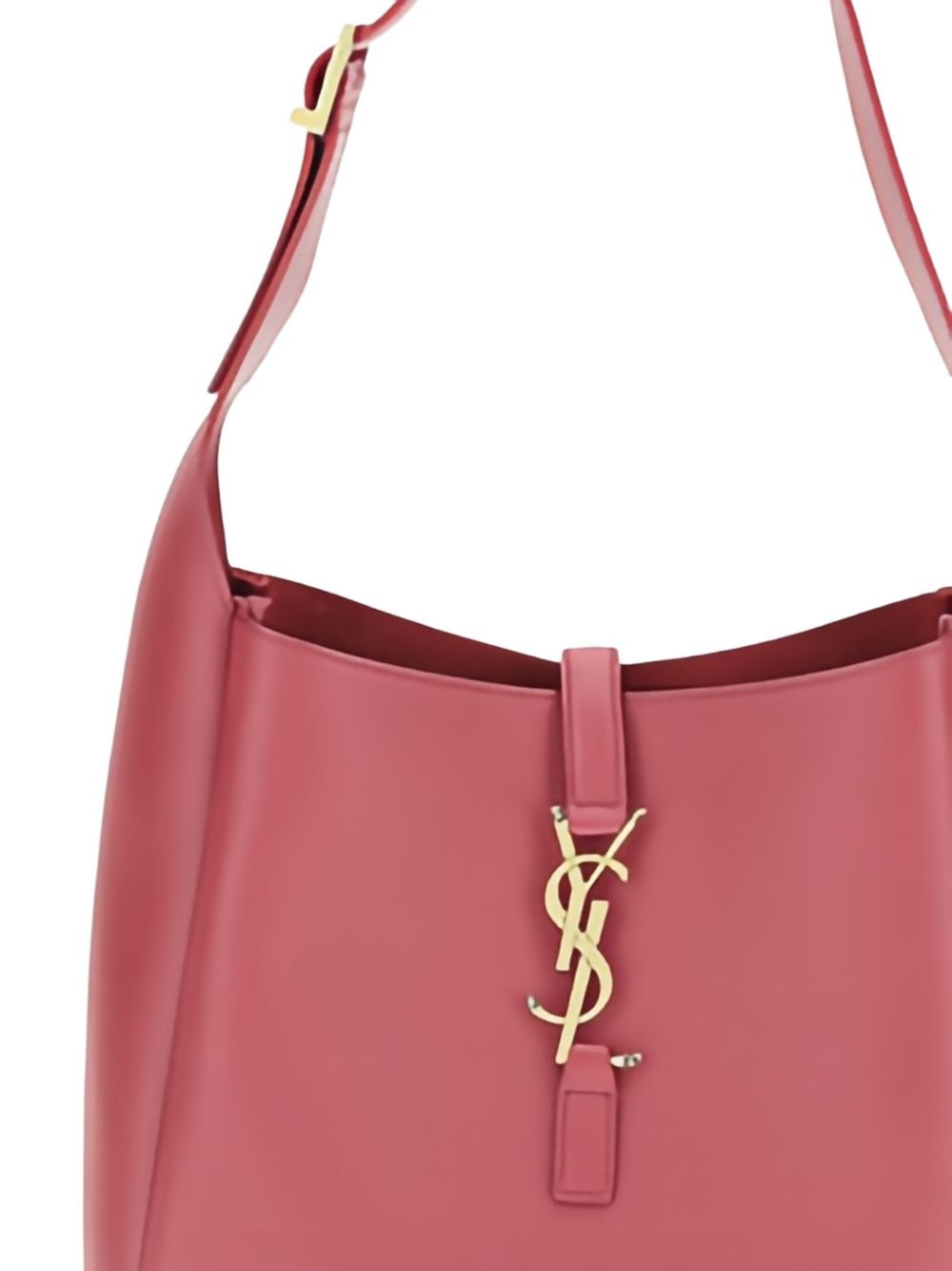 leather YSL logo shoulder bag - 4