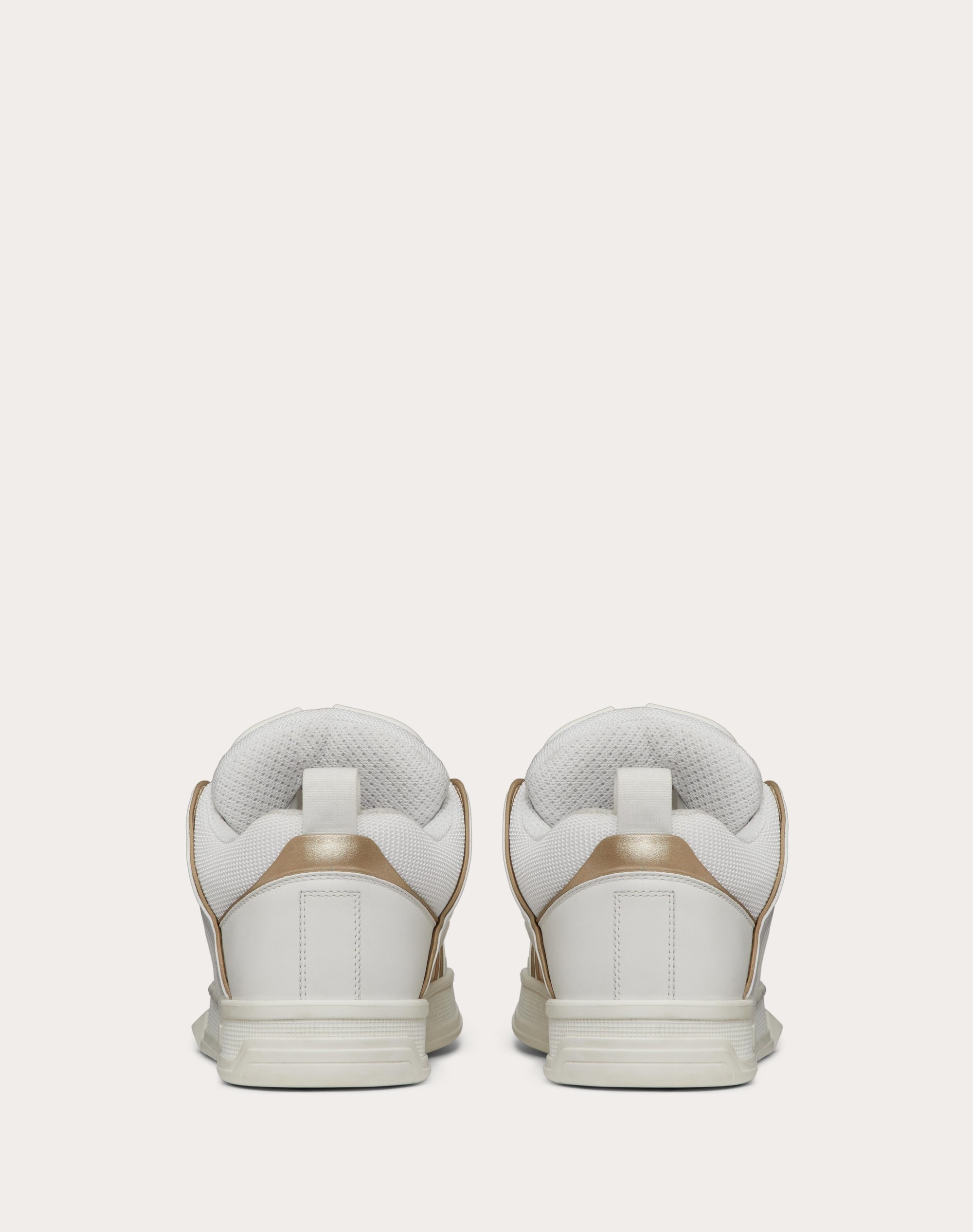 OPEN SKATE SNEAKER IN CALFSKIN WITH METALLIC BAND - 3