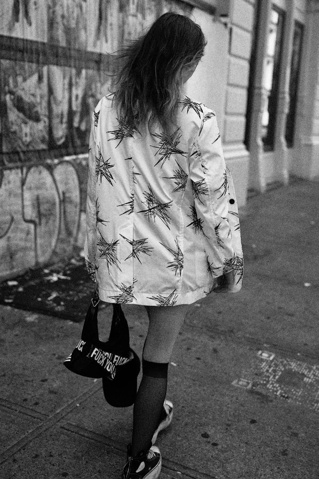 OVERSIZED RAGGED BLAZER - 1