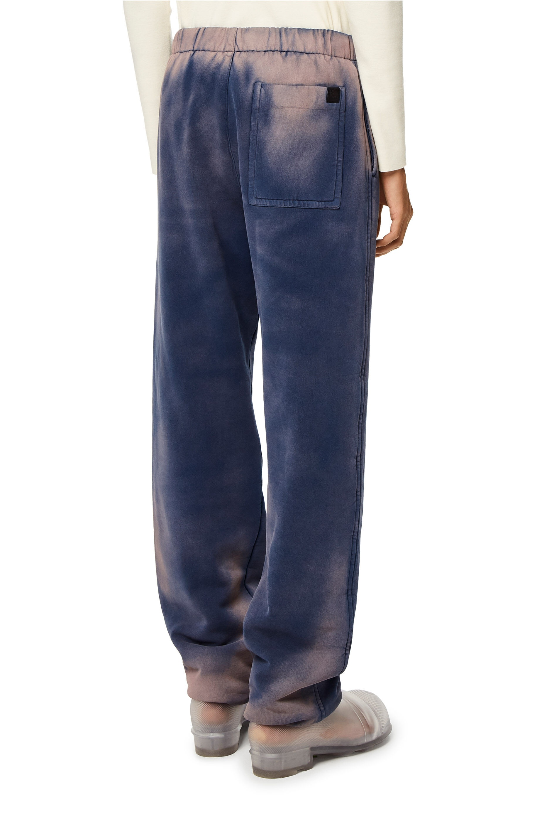 Padded drawstring trousers in wool - 4