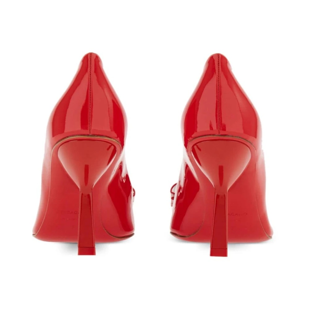 VARA BOW PATENT LEATHER PUMPS - 4