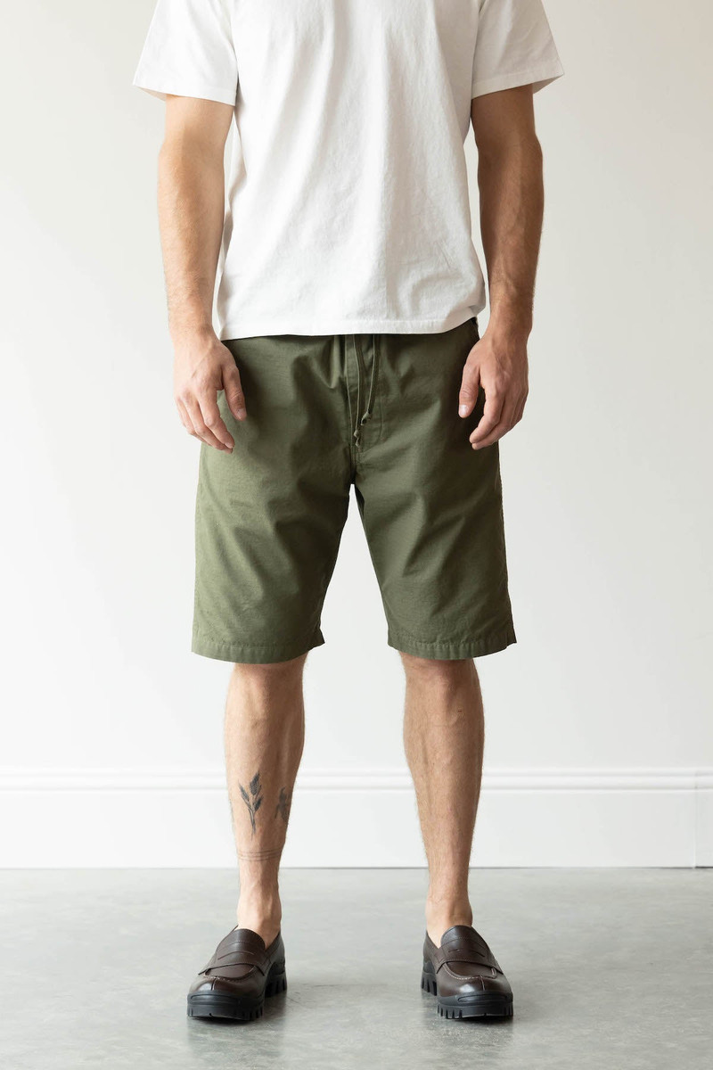 orSlow New Yorker Shorts - Army Green outlook