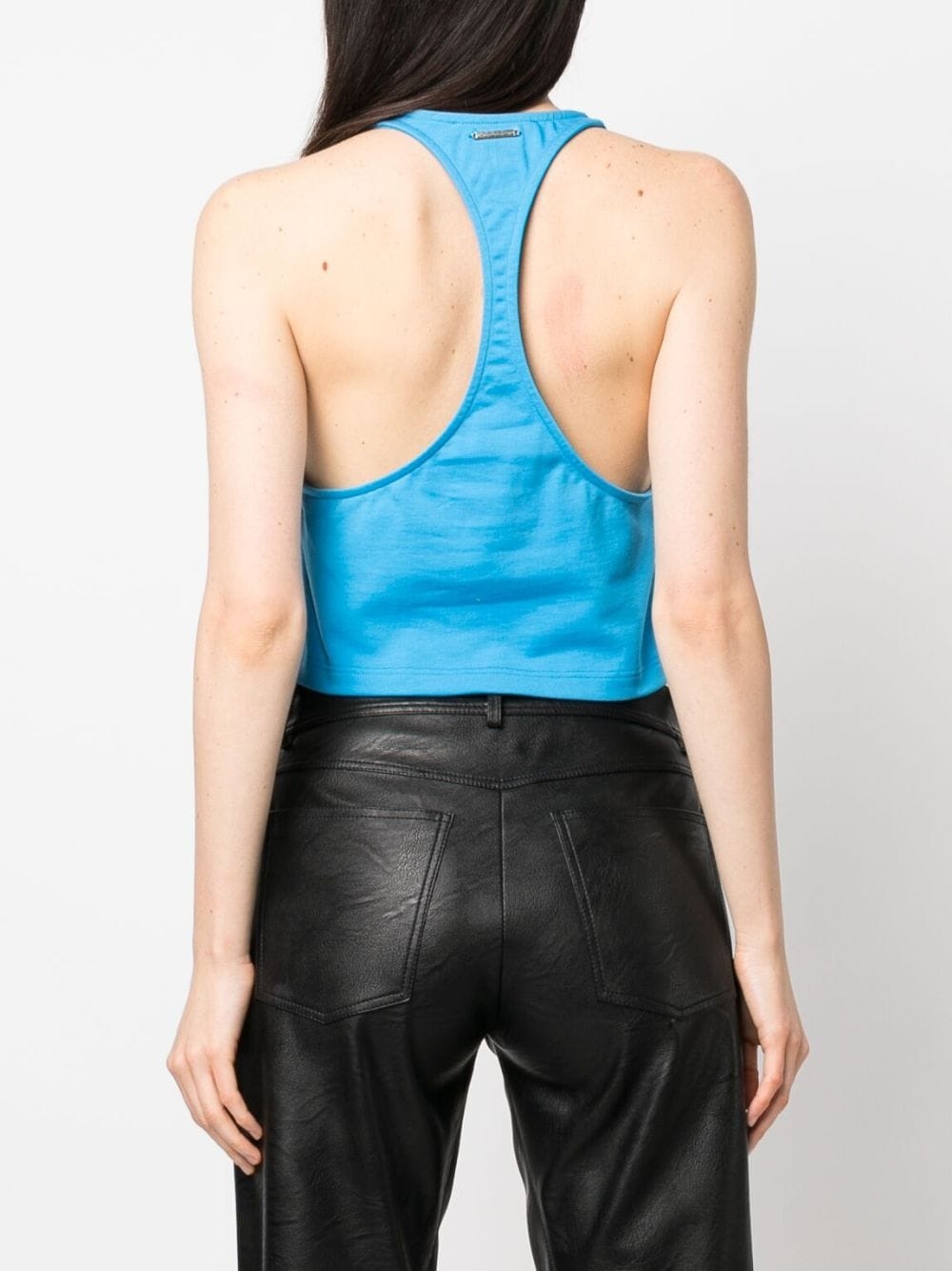 logo-print tank top - 4